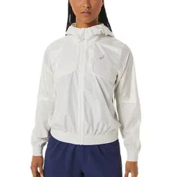 Asics Cream Printed Sports Jacket-image-70