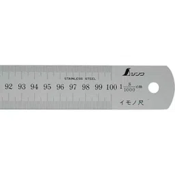 Shinwa Rules Stainless Steel Imono Scale cm Display Silver, 68536562-image-47