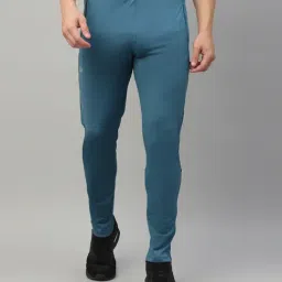 Dida Blue Polyster Regular Fit Solid Trackpant-image-87