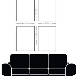 Nestroots Elegant Pastel Black Frame Abstract Canvas Wall Painting - Set of 4 image 5