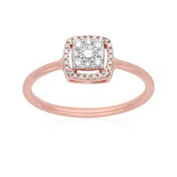 Malabar Gold and Diamonds 18k Rose Gold Diamond Solitaire Ring for Women-image-73