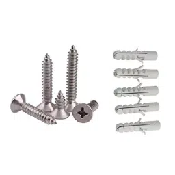 Immech 8 x 25mm (D 4.2mm) Drywall Gypsum Screw Pack of 200 Pcs (100 Pcs Screw & 100 Pcs WallPlugs)-picture-35