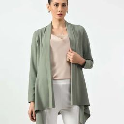 Office & You Dusty Green Plain Shrug-picture-42