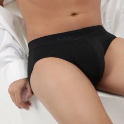 Calvin Klein Black Modal Solid Mid Rise Hip Brief-image-28