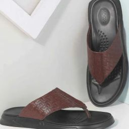 Mochi Men's Tan Thong Sandals-image-19