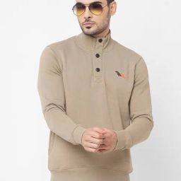 Sweet Dreams Light Olive Regular Fit Sweatshirt-image-69