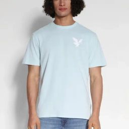 American Eagle Blue Cotton Regular Fit Printed T-Shirt-image-83