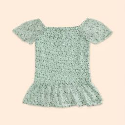 Pantaloons Junior Green Cotton Printed Top-picture-18
