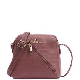 Lavie Pink Textured Small Sling Handbag-15
