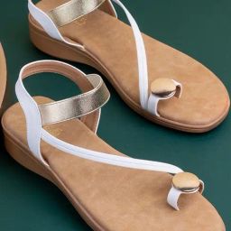 Inc.5 Women's White Ankle Strap Wedges-image-45