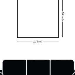 Nestroots Modern Black and White Circles Frame Geometric Canvas Wall Painting - Set of 2 image 5