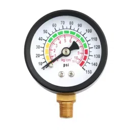 HiAir HIU2150 0 to 150 psi (0 to 10 kg) Pressure Gauge-18