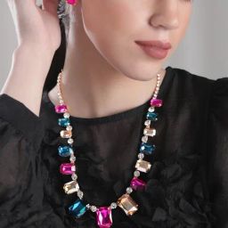 Rubans Gold-Tone Plated Multicolor Set for Women-picture-17