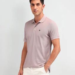 Arrow Sport Brown Cotton Regular Fit Logo T-Shirts-image-15