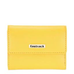 Fastrack Sunshine Yellow Compact Wallet for Women-picture-14