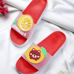 Pampy Angel Women's Red Slides-image-86