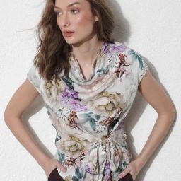 RAREISM Multi Cotton Printed Short Sleeves Top-picture-27