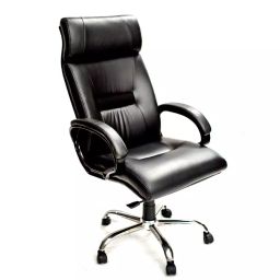 Mezonite High Back Black Leatherette Office Executive Chair KI737-picture-24