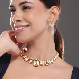 Rubans Gold-Tone Plated Set for Women-picture-14