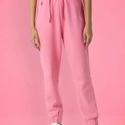 RAREISM Pink Cotton Blend Solid Trackpants-picture-20