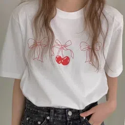 Outzidr Women Graphic Printed Regular Fit T-shirt-image-99