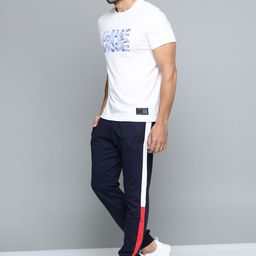 HRX by Hrithik Roshan Men Optic White Solid Bio-Wash Antimicrobial Lifestyle Pure Cotton T-shirt-image-70