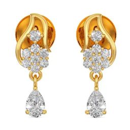 Joyalukkas 22k Yellow Gold Drop Earrings for Women-23