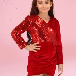 Cutecumber Kids Embellished Party Dress-image-55