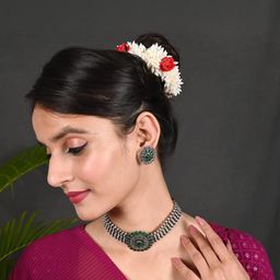 Tanusha Jewels Brass Jewellery Set-image-64