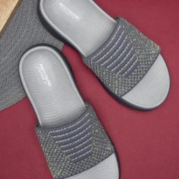 Red Tape Men's Dark Grey Slides-image-97