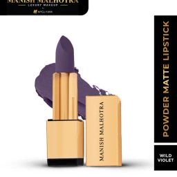MyGlamm Manish Malhotra Powder Matte Lipstick Wild Violet - 4 gm-36