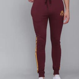 Free Authority Printed Harry Potter MAROON Joggers for Men-image-3