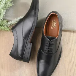 Clog London Men's Black Oxford Shoes-image-80