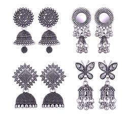 Sangria Alloy Silver-Plated Earrings-image-85