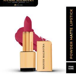 MyGlamm Manish Malhotra Powder Matte Lipstick Pink Kink - 4 gm-15