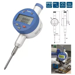 Dasqua 0-12.7 mm/0-0.5 Inch LCD Display IP65 Digital Indicator, 5820-0005 image 2