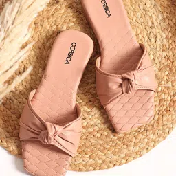 CORSICA Women Open Toe Flats with Bows-picture-46