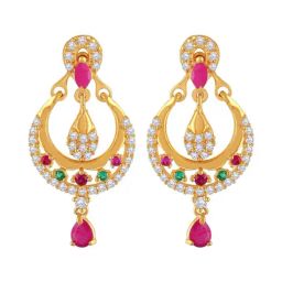 Malabar Gold and Diamonds 22 kt Gold Earrings-image-32