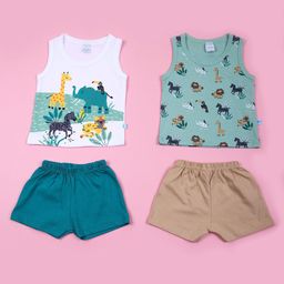 V-Mart Boys Printed T-shirt with Shorts-picture-18