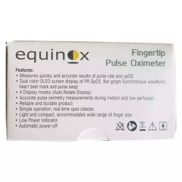 Equinox Pulse Oximeter OLED 4 Display Modes Black, EQ-OP109 image 3