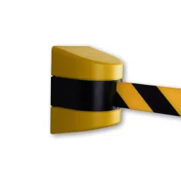 RS PRO Retractable Barrier, 9m, Yellow/Black Tape Model No 2217883-image-10