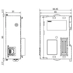 Omron SYSMAC EtherCAT Compatible Position Control Unit, CJ1W-NC481 image 1