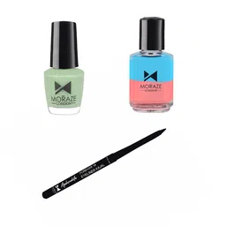 Moraze Pack of Kajal with 1 Nail Polish & Paint Remover (5+30) ML-image-36