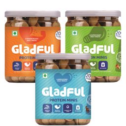 Gladful Protein Almond Chocolate Orange Protein Mini Pack Of 3 - 450 gm-picture-2