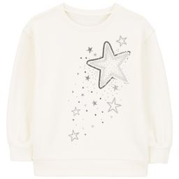 Carter's Knit Full Sleeves T-Shirt with Star Foil Print - Ivory-image-25