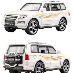 Magicwand 1:32 Scale Die-Cast Metal Pajjero with Openable Doors,Music,Lights & Pull Back Action-17