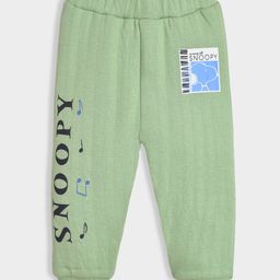 Mi Arcus Peanuts Featuring Snoopy Printed Joggers - Green-picture-7