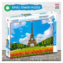 Hello Friends Eiffel Tower 1000-Piece Jigsaw Puzzles for Kids and ChildrensRealistic illustration Challenging Brain Booster Gifts, Fun and Creative Fun Game - Ages 9+ (1000 Pcs)-28
