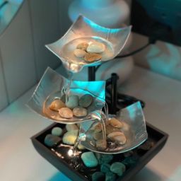 The Artment Modern Art Zen Water FountainHome Decor, Living Room, Indoor Fountain - Black (Pack of 1)-image-57