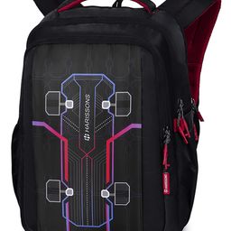 HARISSONS Skater Black Red Casual Backpack for mens & woman(Age - 9 to 12 Year - Height 18 Inches)-image-49